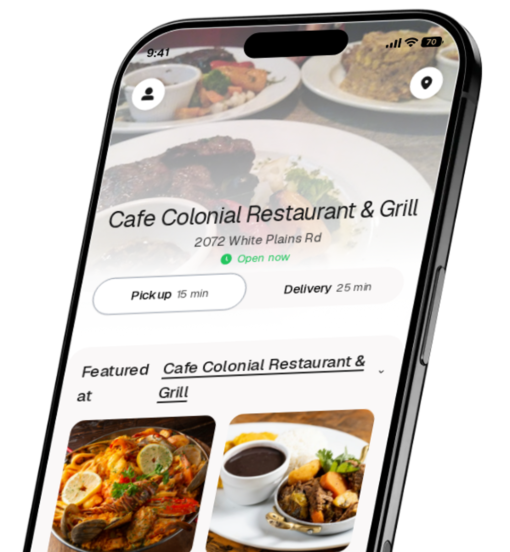Cafe Colonial Restaurant & Grill app preview