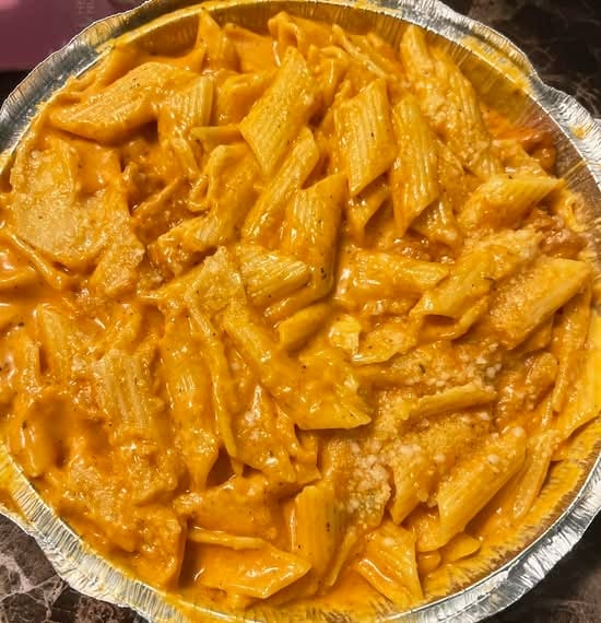 Penne a La Vodka.